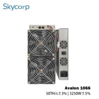 The latest 50T 3250W Avalon 1066 55T high hasharate crypto miners to mine bitcoin used miner