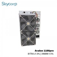 Canaan Avalon A1166 Pro 81T 3400W Bitcoin Miner