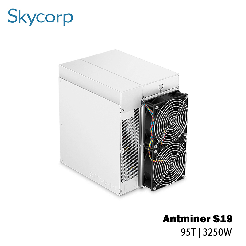 Used arrival Bitmain Antminer S19 SHA-256 95T 3250W S19 Pro bitcoin miner