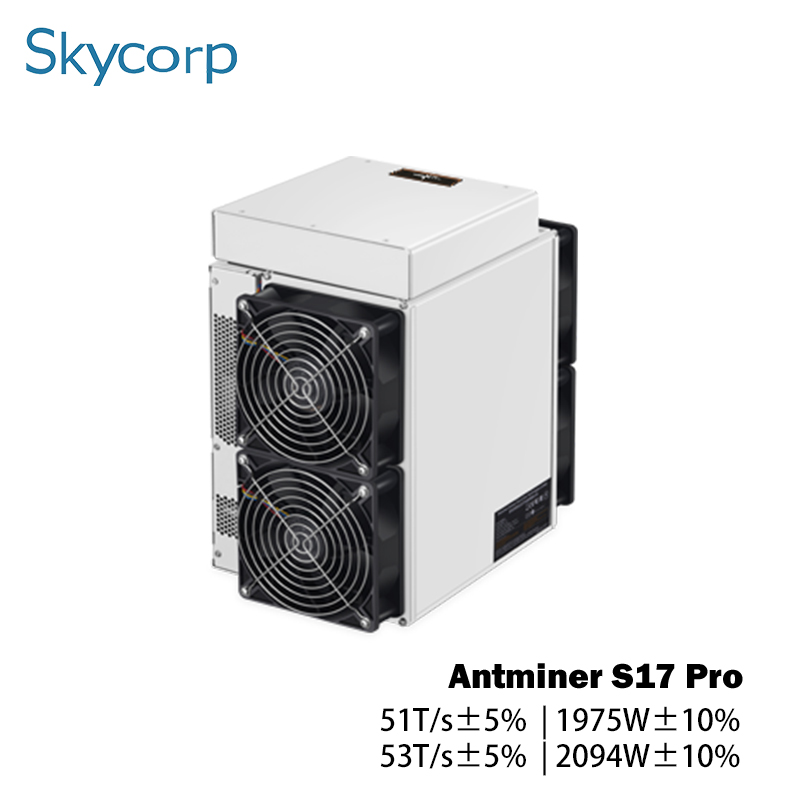 Bitmain antminer s17 pro 59T SHA 256 algorithm btc miner bitcoin mining machine