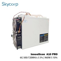 Innosilicon A10 Pro 6G 500/720MH 960W ETH Miner