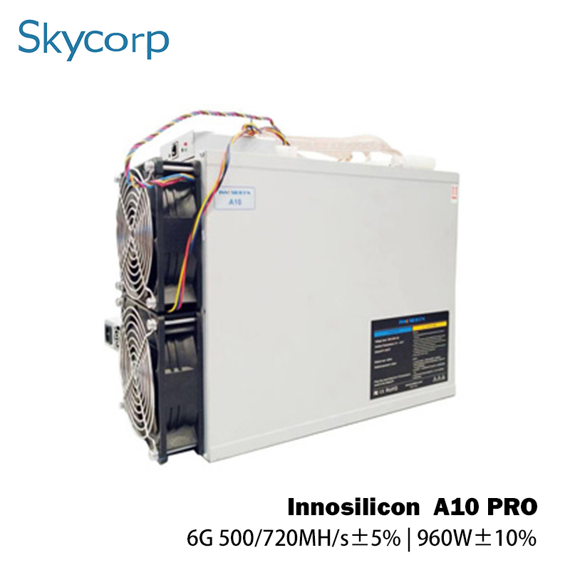 Innosilicon A10 Pro 6G 500/720MH 960W ETH Miner