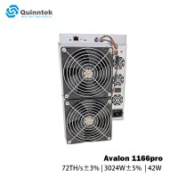 Canaan Avalon A1166 Pro 72T 3024W Bitcoin Miner