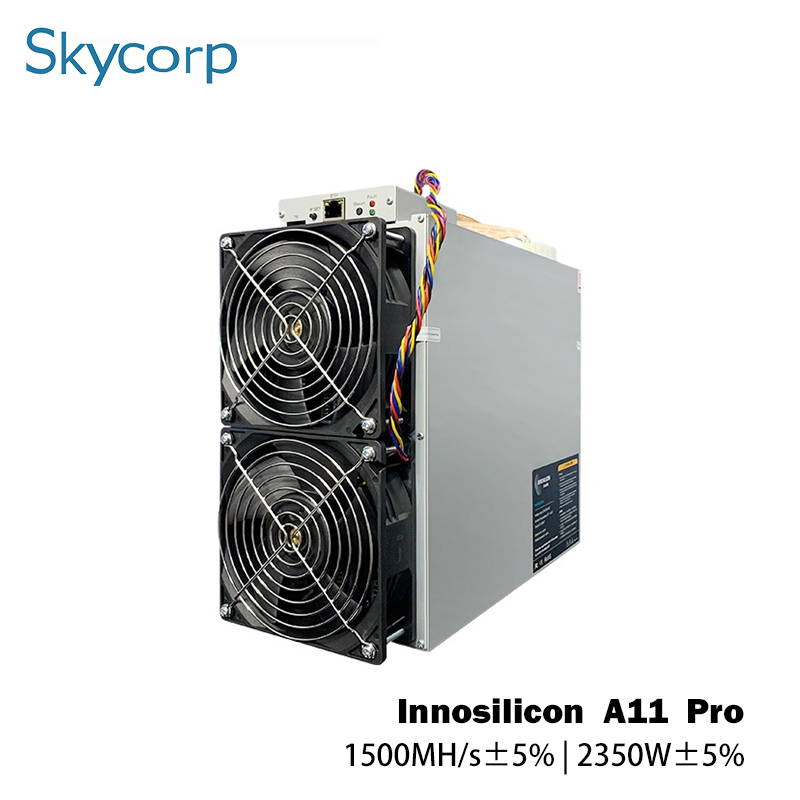 Top ETH Miner High Profit Hashrate Innosilicon A11 Pro ETH 1500Mh 1.5Gh/s