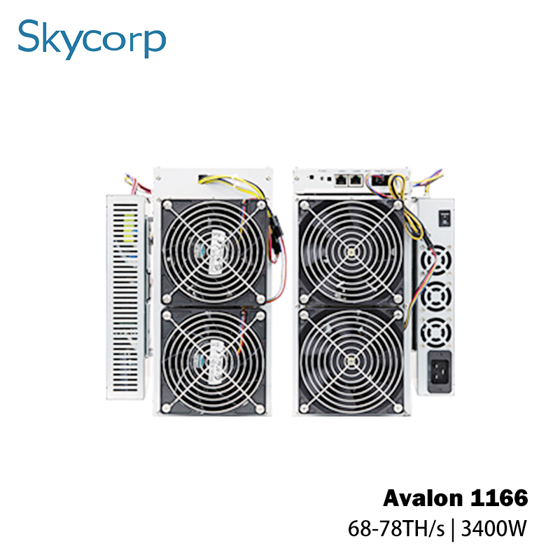 Best Selling Scrypt Btc Mining Machine Avalon 1166 68t Miner