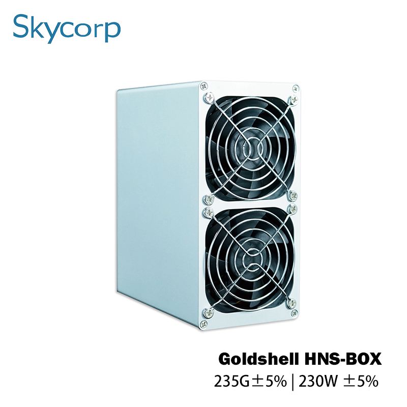 2021 Brand New Miner Goldshell HNS-BOX HNS Coin Crypto Currency Miner 230W 235GH/S