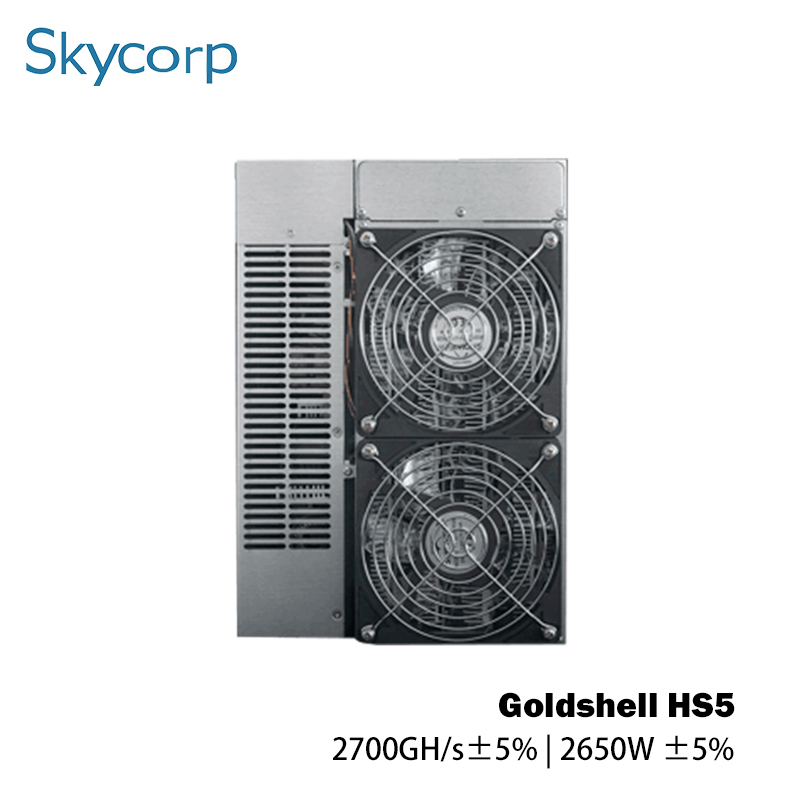 High Hashrate Hns Asic Mining Equipment HS5 Goldshell Handshake Blake2b-Sia 5.4t Miner