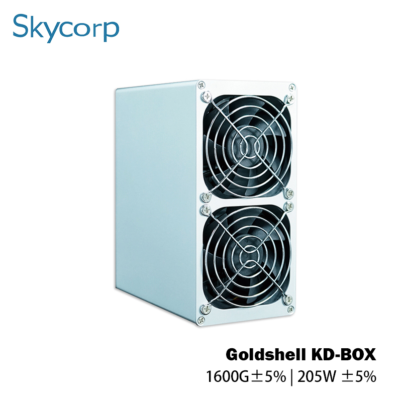 2021 Brand New Miner Goldshell KDA-BOX 205W 1600GH/S KDA Coin Miner