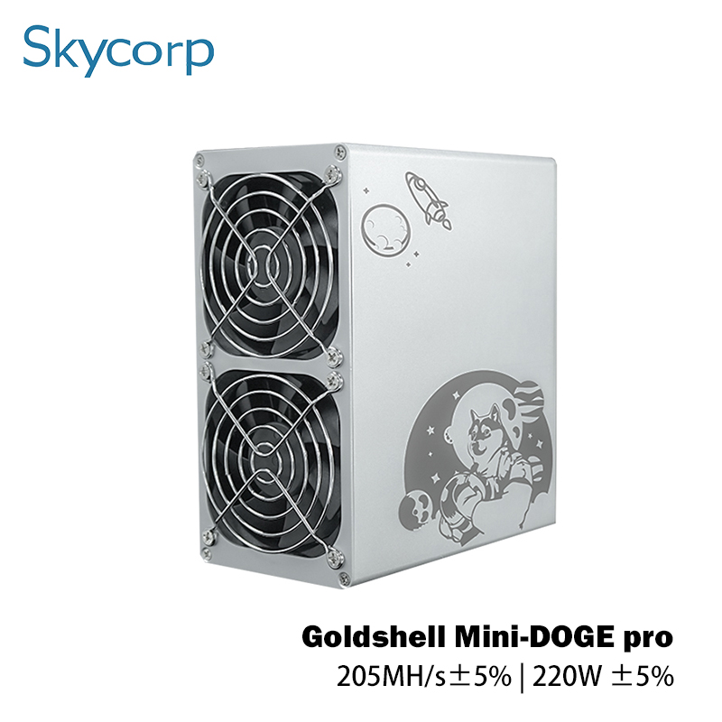 Goldshell Mini-DOGE Pro 205MH 220W LTC Miner