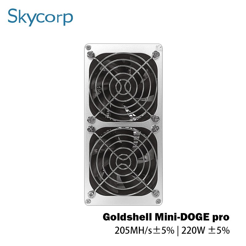 Goldshell Mini-DOGE Pro 205MH 220W LTC Miner