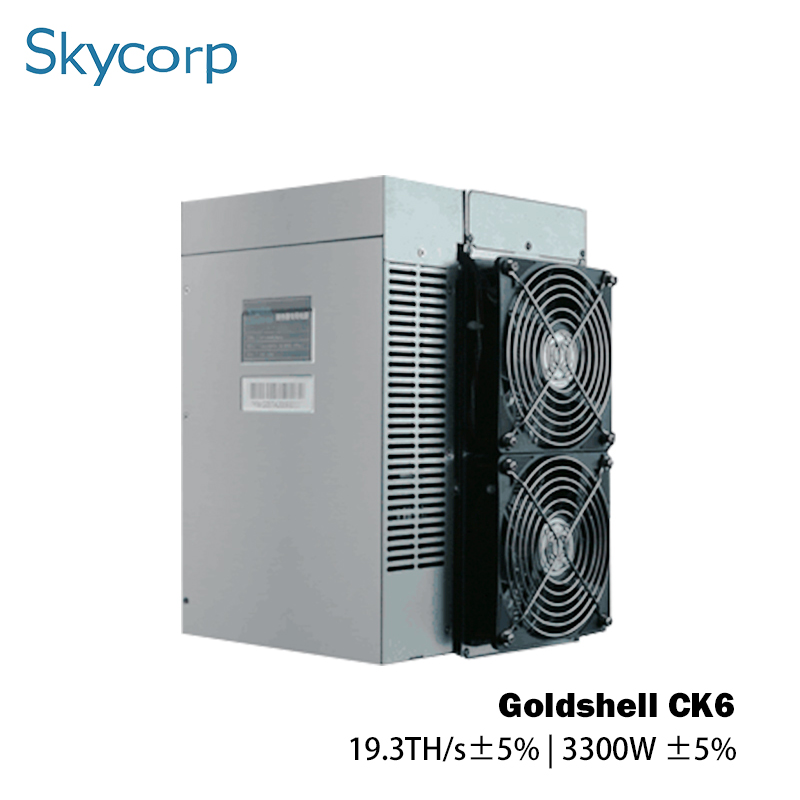 Top High Profit Hashrate CKB Miner Goldshell CK6 19.3Th/s 3300W Future Stock